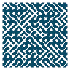 Color truchet tiling connections illustration