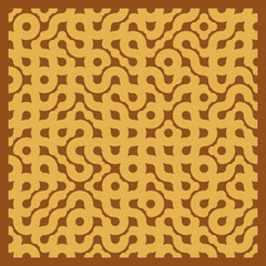 Color truchet tiling connections illustration