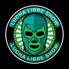 lucha libre show - obrazy, fototapety, plakaty