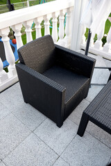 Terrace brown chair 