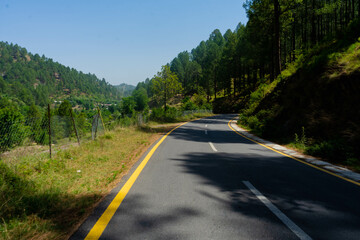 mountain road in the mountains
