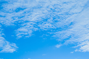 Altocumulus sky air weather blue background high cloudy heaven atmosphere