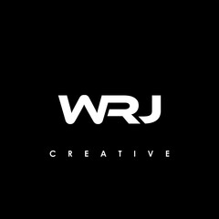 WRJ Letter Initial Logo Design Template Vector Illustration