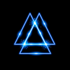 triangle light effect, laser