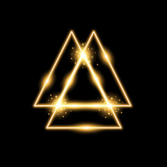 triangle light effect, laser