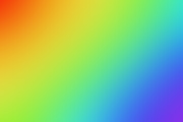 Colorful blurred rainbow gradient background