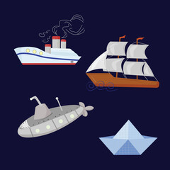 a set of ships
