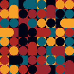 seamless geometric patterns. minimalistic pattern with geometric shapes.