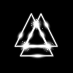 triangle light effect, laser