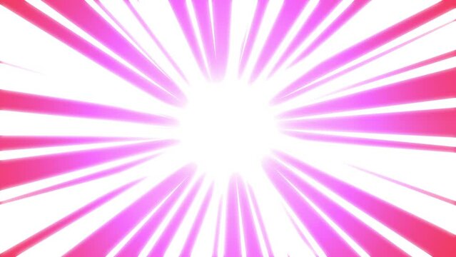 L&iacute;neas de velocidad estilo anime con destello  en horizontal