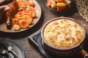 Arabic Cuisine; Egyptian traditional dish 