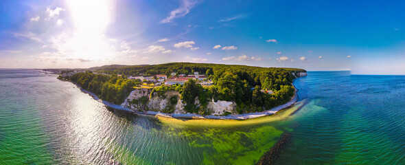 Rügen Kreidefelsen Luftaufnahme