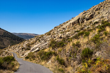 Fototapeta na wymiar Landscape near Navacepeda. Sierra de Gredos. Navacepeda del Tormes. Avila. Spain. Europe.