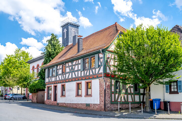 Fototapeta na wymiar Fachwerkhaus, Langen, Hessen, Deutschland 