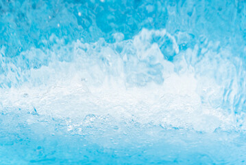 Blue background. Water. Abstraction.