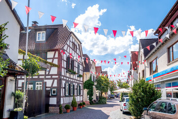 Wassergasse, Langen, Hessen, Deutschland 