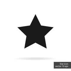 Star rating status isolated on white background for infographic, website or app. Vector 10 eps