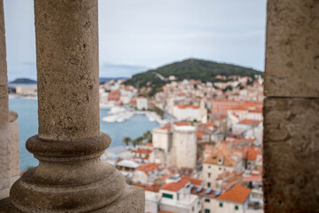 Fototapeta premium Split, Croatia Pillar