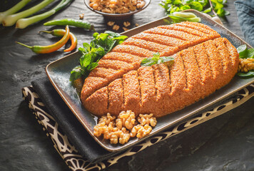 Arabic Cuisine;  Traditional Middle eastern dish 