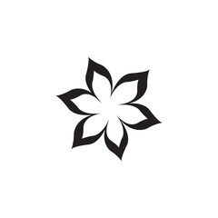 jasmine icon logo vector design template