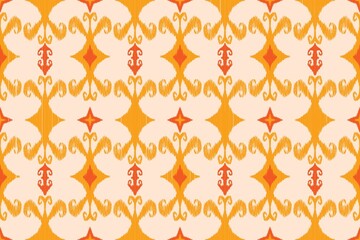 Obraz na płótnie Canvas illustration ,Ikat printing textile pattern wallpaper