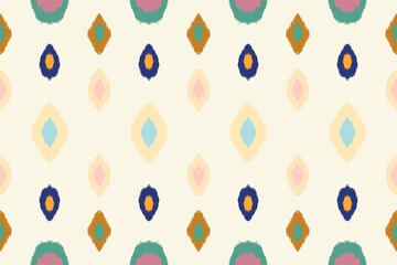 illustration ,Ikat printing textile pattern wallpaper