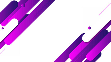 Abstract Modern Background with Retro Memphis Element and Purple Gradient Color