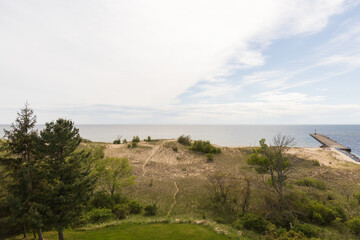 View of the coast