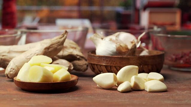 Common condiments in Chinese food