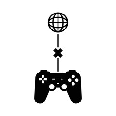 Connection lost icon, full black. Suitable for content design, poster, banner, or video editing needs