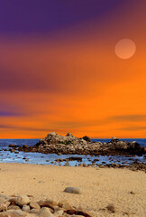 Sunrise Asilomar State Marine Reserve California
