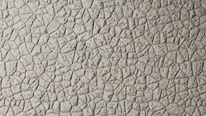 3D rendering. Stone floor divided by cracks and slabs. Stones texture. Rock texture with geometric shapes. Pattern of stones forming an irregular terrain. Uneven terrain with stone tiles.