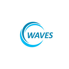 Water Wave symbol and icon Logo Template