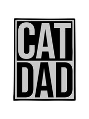 Schild Cat Dad Logo 