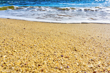 Close-Up of Gentle Waves on Australian Shores as Beach Background