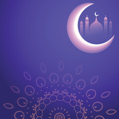 Islamic New Year Design Background. Vector illustration for Greeting card, poster and banner
