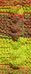 Handmade knitted fabric colored wool background texture