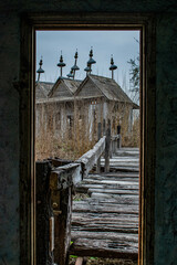 old wooden door lets see old construction