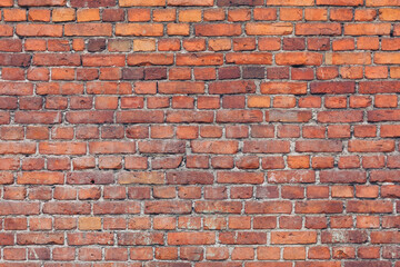 old brick wall background, close-up view