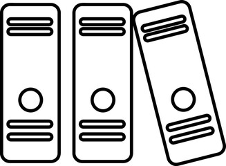  Archive folders vector icon illustration on white background..eps