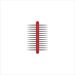 Comb icon design illustration template web