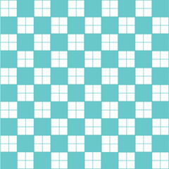 blue and white squares