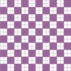 Abstract Vector Seamless blue purple plaid Checkered Squares Pattern grid