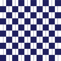Abstract Vector Seamless blue purple plaid Checkered Squares Pattern grid