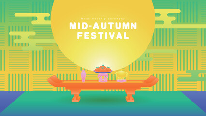 Mid Autumn Festival moon festival custom