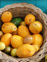basket of papaya