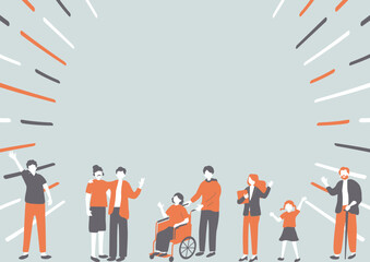 ダイバーシティ　多様な人々