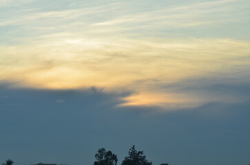 sky cloud before rain .It nature background of season change 