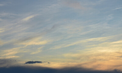 sky cloud before rain .It nature background of season change 