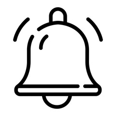 bell line icon